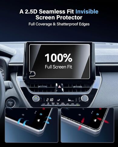 for 2024 Volkswagen Atlas/Atlas Cross Sport 12" Screen Protector [Anti-glare] Compatible with 2024 Atlas SE/SEL/SEL R-Line/SEL Premium R Line - HD Clear/Anti-fingerprint/ 2 Pack in Kuwait