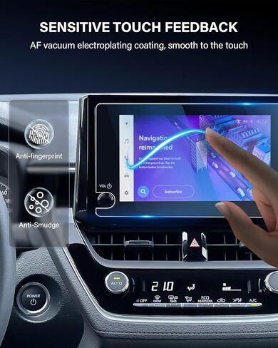 for 2024 Volkswagen Atlas/Atlas Cross Sport 12" Screen Protector [Anti-glare] Compatible with 2024 Atlas SE/SEL/SEL R-Line/SEL Premium R Line - HD Clear/Anti-fingerprint/ 2 Pack in Kuwait