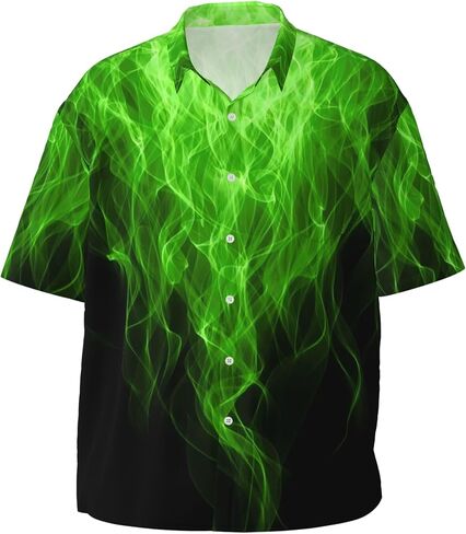 Shirts for Men, Button Up Shirts Short Sleeves, Casual Graphic Shirt, Stylish Summer Beach Shirt in Saudi Arabia