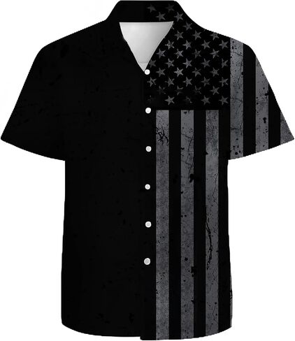 Men's Hawaiian Shirts 3D Graphic Button Down Short Sleeve Tropical Holiday Beach Aloha Shirt in Saudi Arabia
