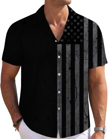 Men's Hawaiian Shirts 3D Graphic Button Down Short Sleeve Tropical Holiday Beach Aloha Shirt in Saudi Arabia