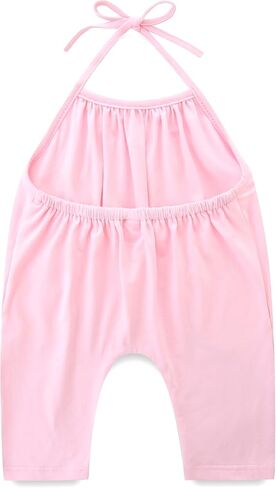 Toddler Girls Summer Clothes Backless Strap Slouch Jumpsuit Harem Halter Romper Pants 1T~5T in Kuwait