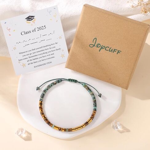 Joycuff Inspirational 𝐌𝐨𝐫𝐬𝐞 𝐂𝐨𝐝𝐞 𝐁𝐫𝐚𝐜𝐞𝐥𝐞𝐭𝐬 𝐁𝐫𝐚𝐜𝐞𝐥𝐞𝐭𝐬 for Women Funny Jewelry Birthday Virthday Higds for Attrodts Autt Auty Sister Best Friend Friend Bead Bead Wrap Bread Bread in Kuwait