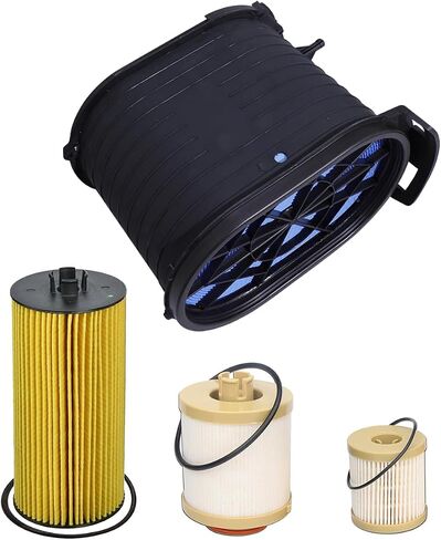 فلتر الزيت FL2016 وفلتر الوقود FD4616 بديل لـ F250 F350 F450 F550 Super Duty 6.0L 2003-2007 Excursion 6.0L 2003-2005 استبدال الجزء # 3C3Z-9N184-CA 3C3Z-6731-AA in Kuwait