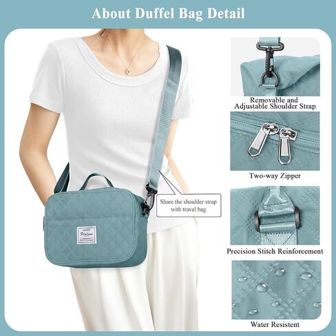 Travel Bag for Women, Overnight Duffel Weekender Bag with Toiletry Bag,Gym Bag with Wet Pocket,Personal Item Carry On Bag in Saudi Arabia