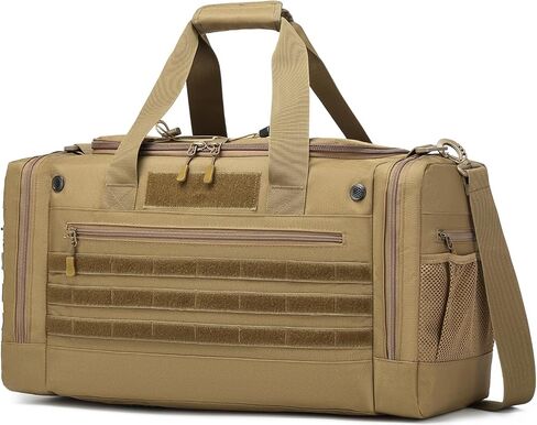 45L Large Duffle Bag for Men & Women, Tactical Military Duffle Bag for Travel Weekender, Gym Bag， Large Sports Bag for Hockey Football Baseball Soccer Basketball & Team Training，Black in Saudi Arabia