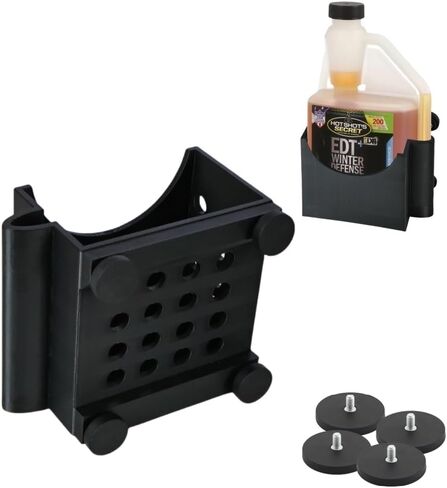 Magnetic Diesel Additive Holder, Removable Spill Free, Universal Fit Automotive Organizer for Hot Shots Diesel Fuel Additive, Fit for Hot Shots Diesel Additive 16 oz (A) in Saudi Arabia