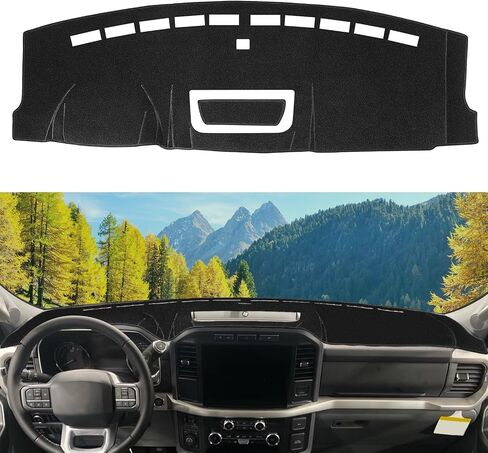 Dash Cover Pad Compatible with Ford F150 Raptor F-150 XLT 2022 2023 2024 2025 Dashboard Mats Dash Carpet Protector Accessories (Not fit for F-150 Lightning) in Saudi Arabia