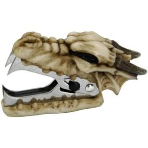 Pacific Giftware Novelty Archaic Bone Dragon Staple Remover Office Desktop Stationery 3.25 Inch L