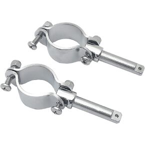 أقفال Milky Ocean-Oar - العمود الرئيسي مصنوع من الفولاذ المقاوم للصدأ بدرجة 316 - تصميم سهل التثبيت لمجاديف 1-1/2 بوصة (38.1 مم) إلى 1-5/8 بوصة (41.5 مم) - مناسب لـ 1/2 بوصة مقبس Oarlock - قطعتان في كل عبوة in Kuwait