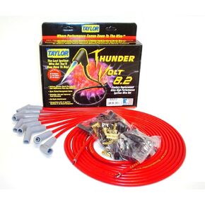 Taylor Cable 83253 Red Universal ThunderVolt 8.2 Ignition Wire Set
