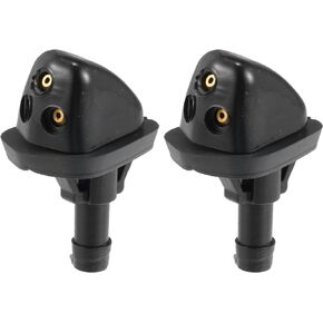 ACROPIX Windshield Wiper Washer Nozzle Spray Jet Fit for Suzuki Grand Vitara 1998-2005 - Pack of 2 Black