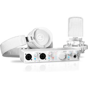 Arturia MiniFuse Recording Pack — USB Audio Interface Bundle with Condenser Microphone, Headphones, and Creative Software for Recording, Streaming, and Podcasting