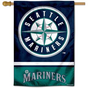 Seattle Baseball Double Sided House Flag