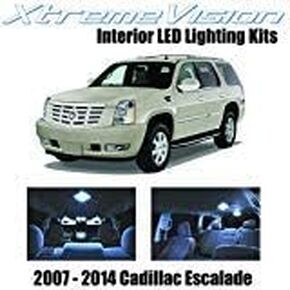 XtremeVision Interior LED for Cadillac Escalade 2007-2014 (16 Pieces) Cool White Interior LED Kit + Installation Tool