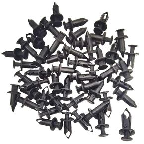50 Pcs ATV Fender Clips Replaces 90653-HC4-900 Push Retainer Fasteners Fit for Honda Trx450/400/350/300 250/300/400Ex Suzuki