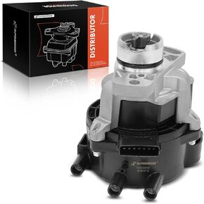 A-Premium Ignition Distributor with Cap and Rotor Compatible with Chrysler Sebring 2002-2005 & Dodge Stratus 2002-2005 & Mitsubishi Eclipse 2002-2005, Galant 2002-2003, 3.0L