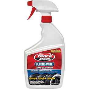 Black Magic 120066-4PK Bleche-Wite Tire Cleaner, 32 oz. (Pack of 4) - Fast-Acing Formula Dissolves Brake Dust, Grime and Road Film Off Tires