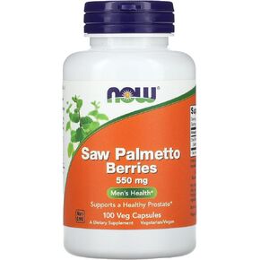 Now Foods Saw Palmetto 550mg 100 Vcaps