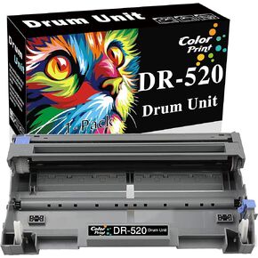 ColorPrint Compatible Drum Unit Replacement for Brother DR520 DR-520 DR 520 for TN550 TN580 Toner HL-5250DN HL 5340D 5250DN 5370DW MFC-8890DW MFC 8860DN 8480DN 8680DN 8890DW Printer (1-Pack,Drum)