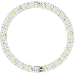 3V ‑ 5V حلقة ضوء LED قابلة للتعتيم 10 وات، مع إضاءة باردة ودافئة بلونين تعمل بمنفذ USB لمدونات الفيديو، والتبخير المباشر، والفيديو، والتقاط الصور الشخصية