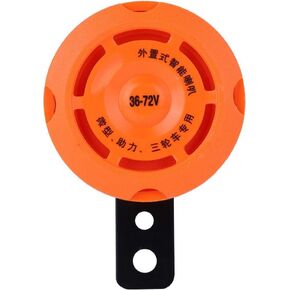Electronic Horn, 36V/48V/60V/72V Electric Bike Ring Waterproof Smart Cycling Bell Accessory
