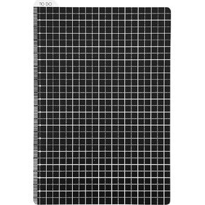 (A4 - ملحق دفتر ملاحظات متوافق مع Bullet Journal وHobonichi وMidori MD وRhodia وTomoe River Paper والمزيد! (A4 (210 × 297 مم)، أسود) in Kuwait