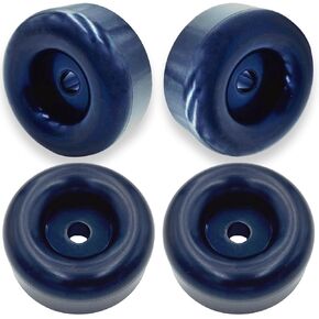 Trailer Ramp Door Bumpers Replacement Round Rubber Bump Stops for Cargo Trailer Ramp Doors and Truck Doors RV Doors 4pc