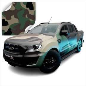 3M Printed Camo Patterns | CW Vinyl Film Car Wrap Series | CW5757M-S-54-3M (Mini Style - Satin Finish) | (Sample (3in x 5in))