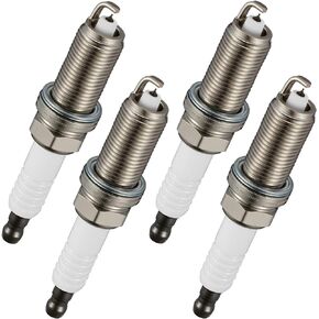 BDFHYK AP5325 Iridium Spark Plugs Compatible with Altima Toyota RAV4 Dodge Dart Hyundai Sonata Kia Sportage Jeep Cherokee 1.8L 2.0L 2.4L 2.5L 2.7L L4 Engine Replacement for 95712, Set of 4