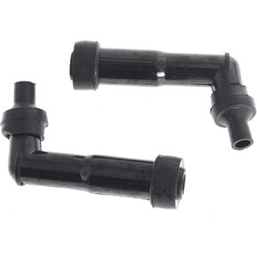 2 Packs Spark Plug Boot Cap Cover Resistor Replacement for XB05F 120 Degree ATV Motorcycle