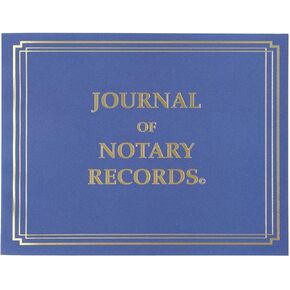 Premium Notary Journal, Softcover, 140 Pages with 600 Entries, All States (NJ)