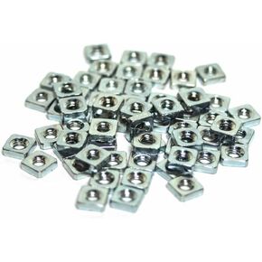 Slide Nuts/Square Nuts, 3mm, Pack of 100 - for Eurorack Modular Rails or Cases
