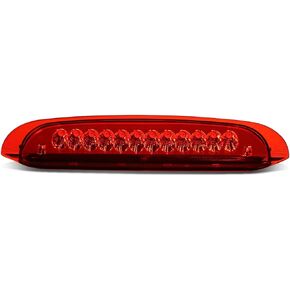 DNA MOTORING 3BL-FE98-LED-RD Red Lens LED Third Tail Brake Light [Compatible with 98-01 Ford Explorer]