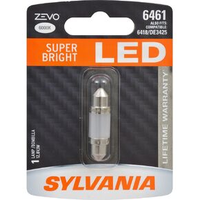 SYLVANIA ZEVO 6461 36mm Festoon White LED Bulb, (Contains 1 Bulb)