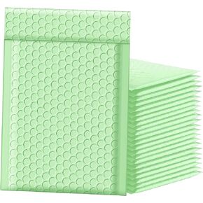 Famagic Bubble Mailers 6x10 Inch 25pc Light Blue Shipping Bags, Chic Packaging Bags For Small Business, Colored Padded Mailing Envelopes, Opaque Matte Self Seal Bubble Poly Mailers Bulk #0