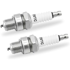 Wai Danie 2Pcs Motorcycle Spark Plug E6TC BP6HS Compatible with Yamaha PW50 PW80 PW60 LT50 LT80 50cc 70cc 90cc 110cc 150cc ATV Quad Moped Scooter Go Kart Dirt Bike