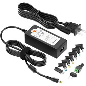 POWSEED Universal 45W 5V 6V 7.5V 9V 12V 13.5V 15V AC DC Power Adapter for Household Electronics Routers CCTV IP Cameras Speaker USB Hub Tablet LED Strips, Multi Voltage Supply Cord Charger 1A 2A 3A