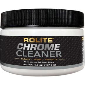 Rolite Chrome Cleaner (1lb) for All Chrome Plated Surfaces. Motorcycles, Automobiles, Boats, RVs, Bumpers and Much More in Kuwait
