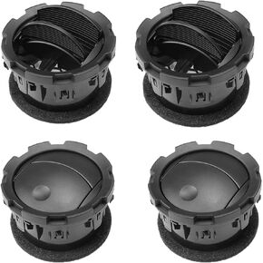 4PCS Dashboard Air Vent Compatible with Ford F250 F350 F450 F550 Super Duty 2011-2016 AC Heater Vent BC3Z19893AA（Black）