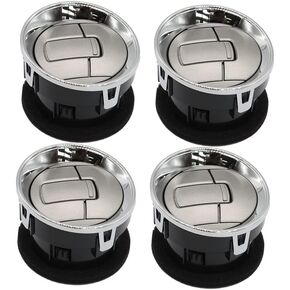 4 Pcs Front Interior Dashboard Louvre AC Heater Vent Chrome Set Compatible with 2009-2014 150 9L3Z-19893-CA 9L3Z19893AA CL3Z-19893-EA (1)