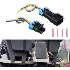 Auger/Spinner Wire Repair Harness Fit for Buyers SaltDogg SHPE2000 SHPE1500 SHPE4000 PRO2000 PRO2500 Male and Female Kit, Spinner and Auger Kit Replace 3017233 3017238