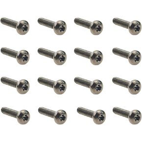 16pcs/Set Anti-Theft Screws Replace of Ford FL3Z-9928408-AB Truck Bed Cargo Tie Down Brackets for Ford 2015-2018 F150 f250 f350 & Raptor Bed Load Hook Reinforcement Panel