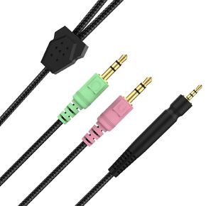 GSP600 Replacement Cable Compatible with Sennheiser Game ONE, Game Zero, PC 373D, GSP 670, GSP 600, GSP 500, GSP 350 Gaming Headset