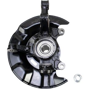 TRQ Front Steering Knuckle & Wheel Bearing Hub LH Left Driver Side Assembly Compatible with 2009-2013 Toyota Corolla Matrix 698-381 510070 4321202220 4321212440 9052179002