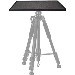 Projector Tray, Laptop Tray Platform Holder Pallet for 3/8" or 1/4" Screw Tripod Stand Mount, Widely Use in Classrooms, Meeting Rooms,Stage,Studio, Office, Outdoor (9 x 13 inch)
