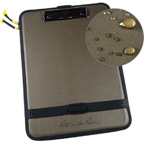 Rite in the Rain Weatherproof Clampdesk، 14 بوصة × 10.625 بوصة، أسود مع سطح للكتابة، تخزين داخلي (رقم 296) in Kuwait