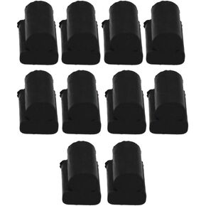 BQLZR Large Euphonic/Tuba/Horn Piston Rubber Pad Silicone Pad Rotary Valve Rubber Anti-noise Black Pack of 10