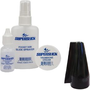 SlicKit Trombone Care Kit & Vinyl Trombone Mouthpiece Pouch