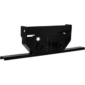 Buyers Products 1809030B Hitch Plate for Pintle Mount, Ford F350, F450, F550, 1999+, 1/2" X 15.5", Side Channel Position, 20,000 MGTW, Pintle Hook Hitch Plate, Ford Truck Towing Accessories